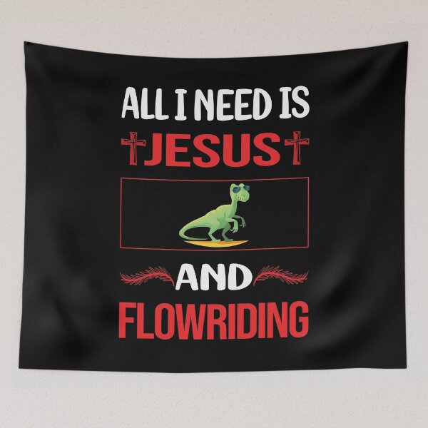 Item preview, Funny Jesus Flowriding Flowboarding designed and sold by FifineCroteau.