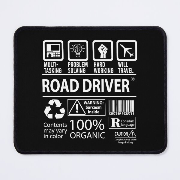 Item preview, Road Driver T Shirt - MultiTasking Certified Job Gift Item Tee designed and sold by oslandefren.