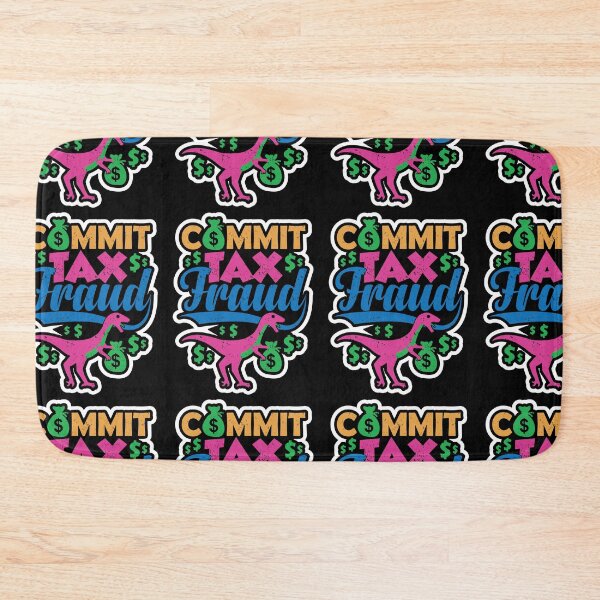 Item preview, Commit Tax Fraud Taxpayer Evasion Squad Purple Dinosaur designed and sold by GravitiTees.