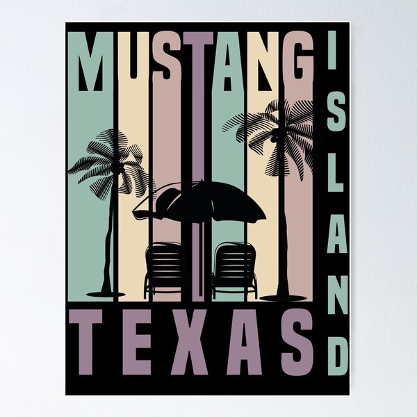 Item preview, Mustang Island Texas - Texas Beach designed and sold by medbdj.