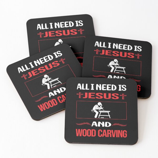 Item preview, Funny Jesus Wood Carving Woodcarving designed and sold by SunnyShop123.