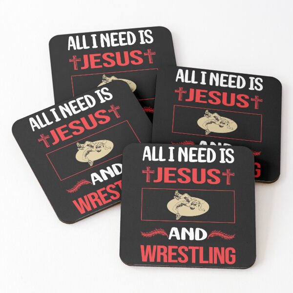 Item preview, Funny Jesus Wrestling designed and sold by SunnyShop123.