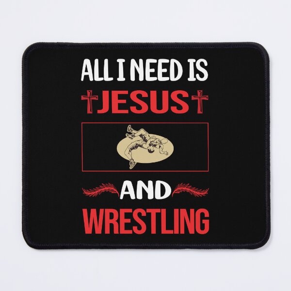 Item preview, Funny Jesus Wrestling designed and sold by SunnyShop123.