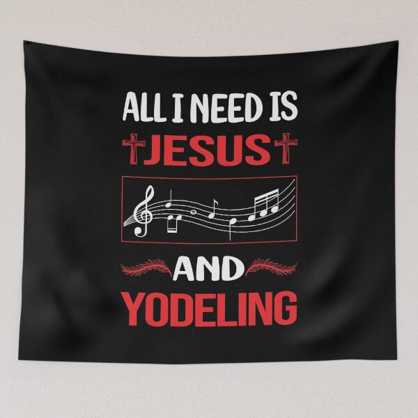 Item preview, Funny Jesus Yodeling Yodel designed and sold by SunnyShop123.