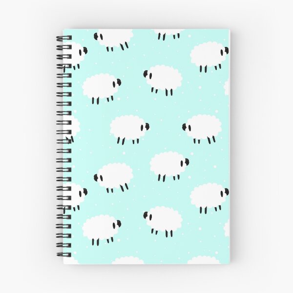 Item preview, Fluffy Sheep on Blue designed and sold by murkyswamp.