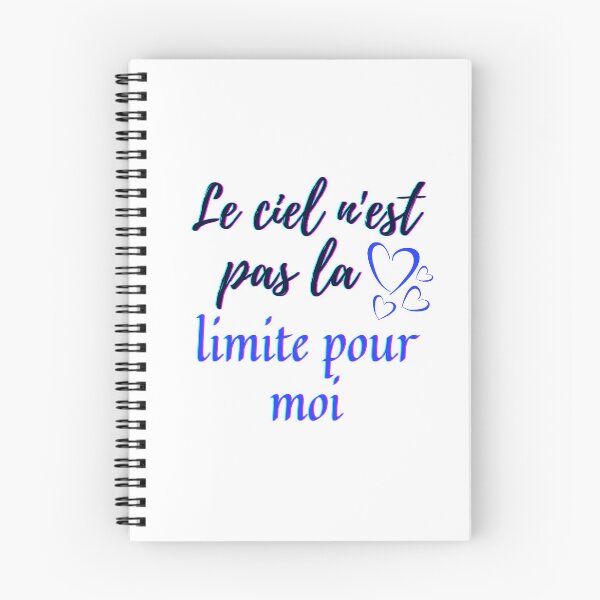 Item preview, Sky is not the limit for me - popular french quotes theme gifts (dark blue) designed and sold by RebelliousRosee.