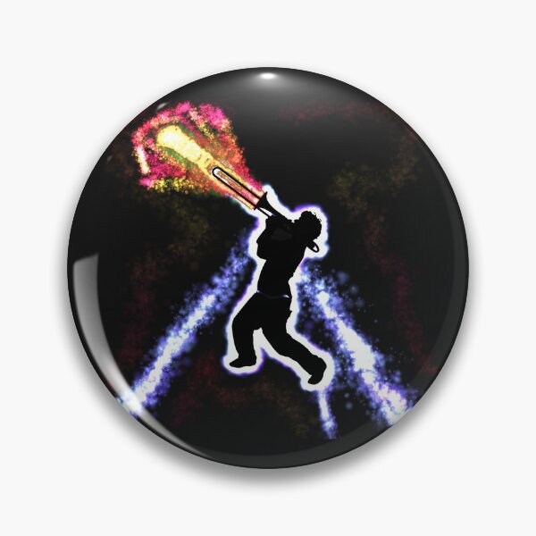 Item preview, Trumpet Player On Fire designed and sold by MottoDigging.