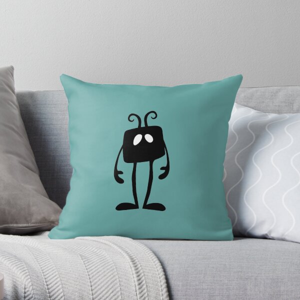 BadaBada - W is for wait Throw Pillow