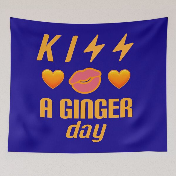 Item preview, KISS a ginger day. designed and sold by Umiska.