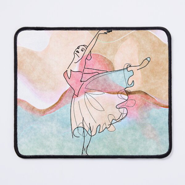 Item preview, Ballerina Watercolor Line Art designed and sold by M-Infinite.