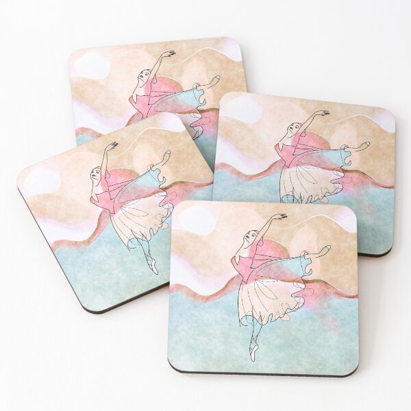 Item preview, Ballerina Watercolor Line Art  designed and sold by M-Infinite.