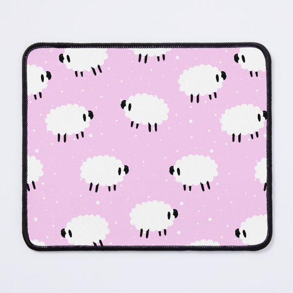 Item preview, Fluffy Sheep on Pink designed and sold by murkyswamp.