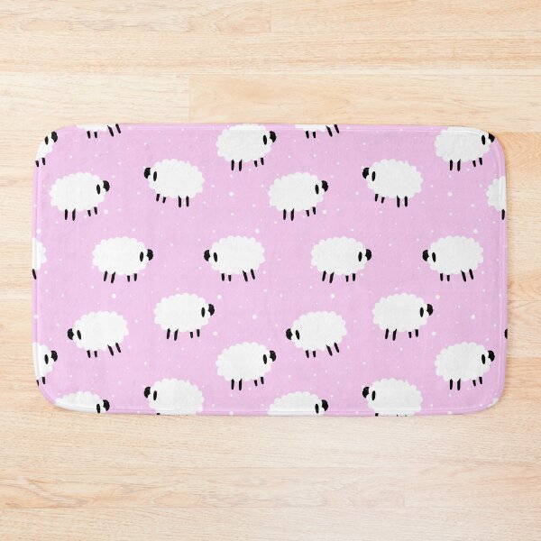 Item preview, Fluffy Sheep on Pink designed and sold by murkyswamp.