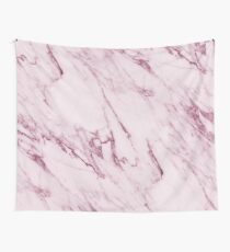 Marble Texture - Mauve Pink Marble Wall Tapestry