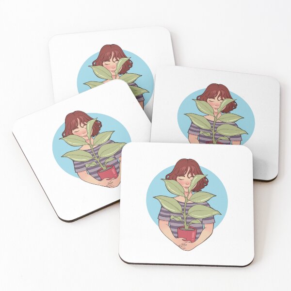 Item preview, chica con planta designed and sold by artofaga.