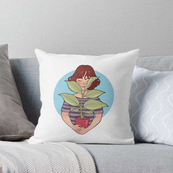 Item preview,  chica con planta designed and sold by artofaga.