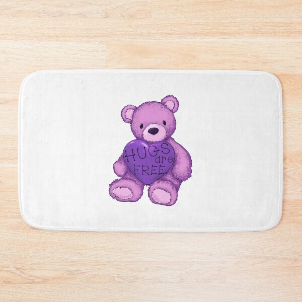 Item preview, Hugs are Free - Pink Teddy Bear designed and sold by PawsitiveMum.