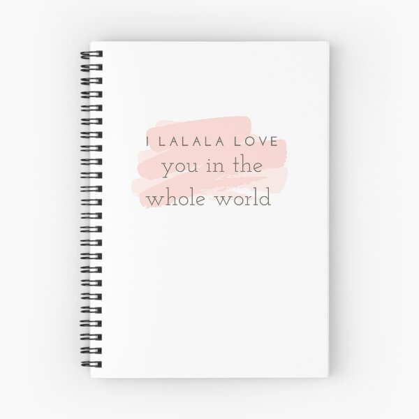 Item preview, I lalalala Love you in the whole world || Kacie O'Neill Designs  designed and sold by kacieoneill.