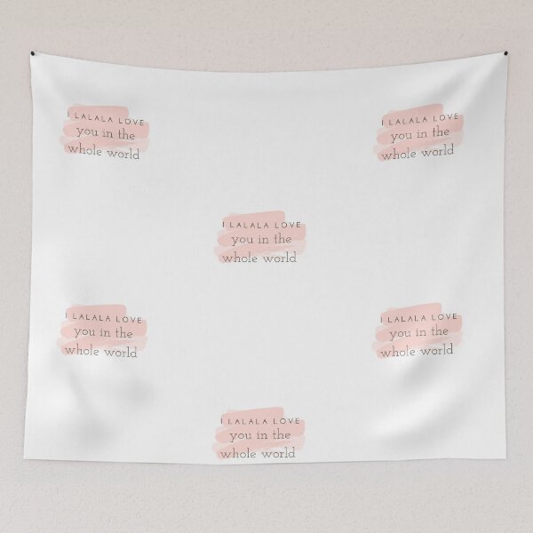 Item preview, I lalalala Love you in the whole world || Kacie O'Neill Designs  designed and sold by kacieoneill.