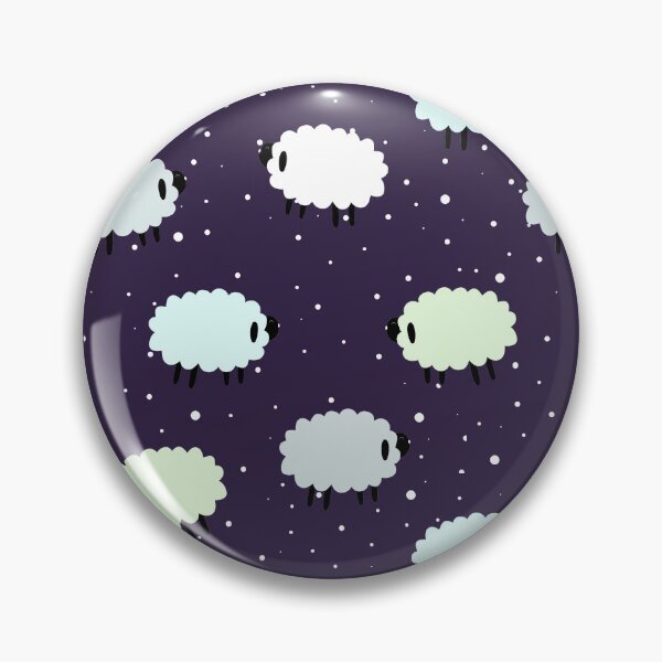 Item preview, Ghost Sheep on Dark Blue designed and sold by murkyswamp.