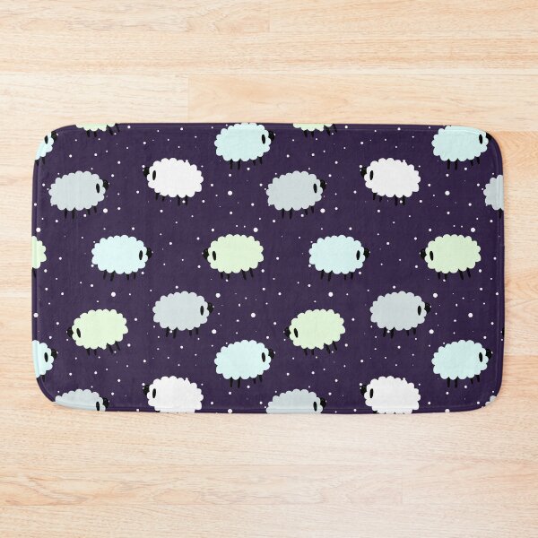Item preview, Ghost Sheep on Dark Blue designed and sold by murkyswamp.