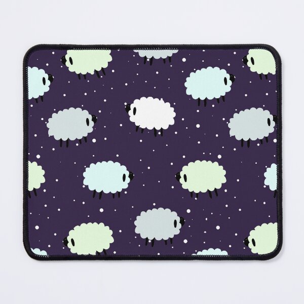 Item preview, Ghost Sheep on Dark Blue designed and sold by murkyswamp.