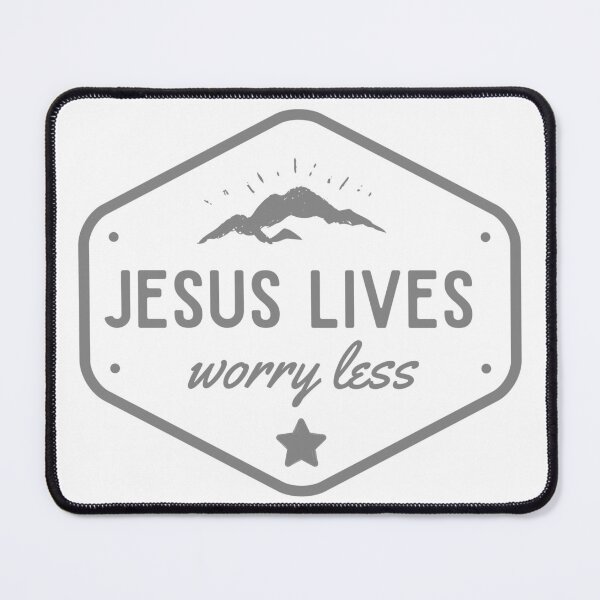 Item preview, Jesus Lives worry less || Christian life || Christian apparel || Kacie O'Neill Designs designed and sold by kacieoneill.