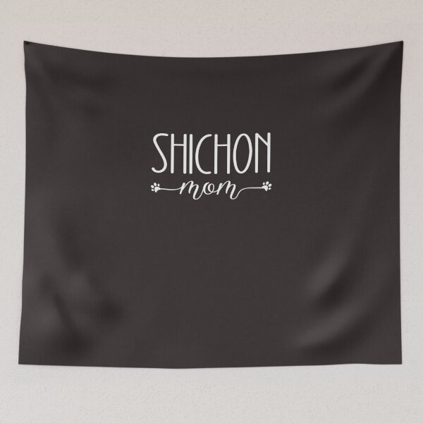Item preview, Dog Paw Print Shichon Mom Tank Top designed and sold by MartinGrassl.