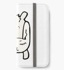 cartoon rabbit iPhone Flip-Case/Hülle/Klebefolie