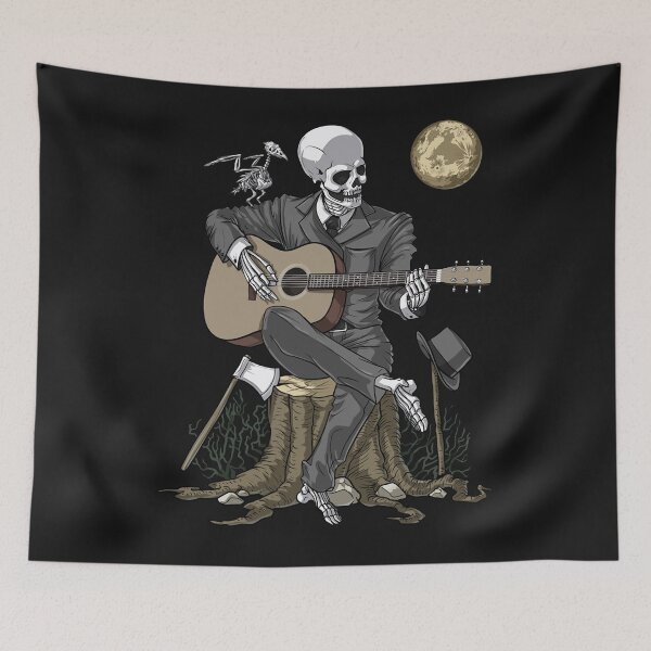 Item preview, Skeleton Guitar Player Classic T-Shirt.png designed and sold by JoeMcphers5.