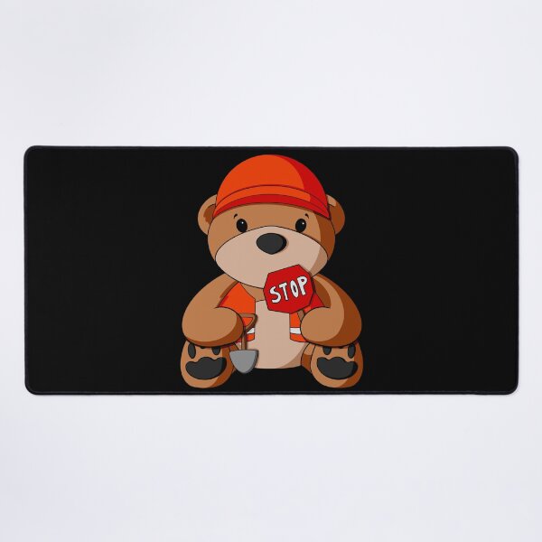 Item preview, Construction Teddy Bear designed and sold by Alisha Ober Designs.