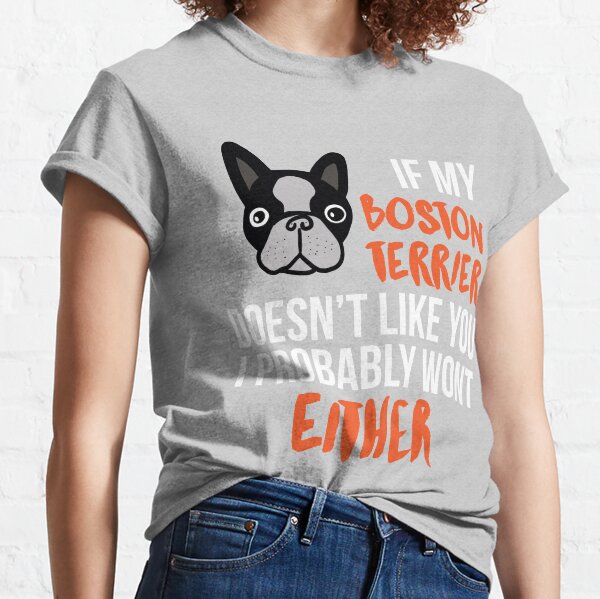Women Hoodie Boston terrier life love woof
