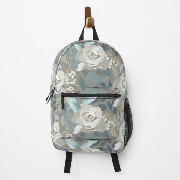 Item preview, Grayish Green Rose Seamless Pattern designed and sold by GeeHanz.