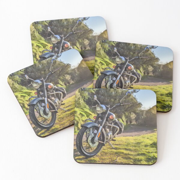 Item preview, Classic Battle Green Motorbike designed and sold by thekrakafaktri.