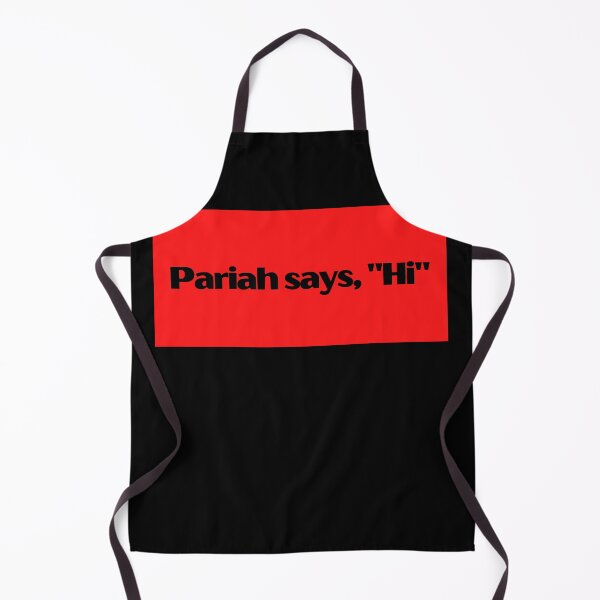 Item preview, Pariah Says, "Hi", Funny Quote, Social Outcast, On the Outside, Red designed and sold by Coralgb.