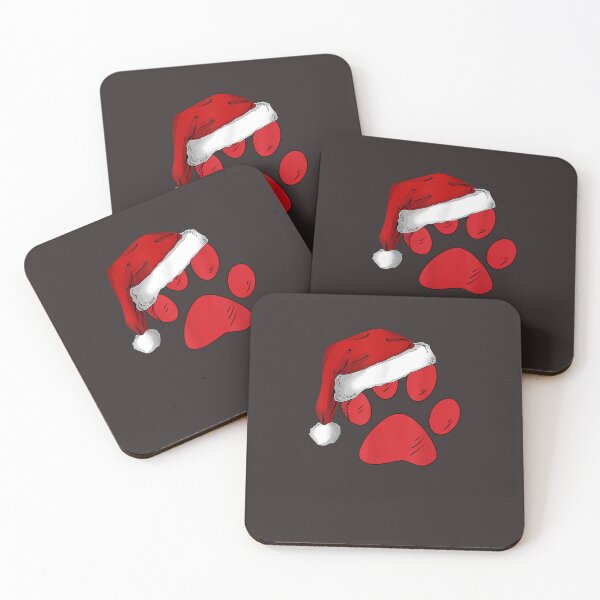 Item preview, Dog Paw Santa Hat Funny Pajama Christmas Holiday Dog Lover T-Shirt designed and sold by MartinGrassl.