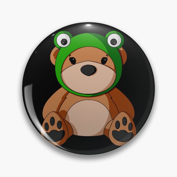 Item preview, Frog Hat Teddy Bear designed and sold by Alisha Ober Designs.