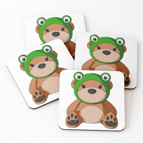 Item preview, Frog Hat Teddy Bear designed and sold by Alisha Ober Designs.