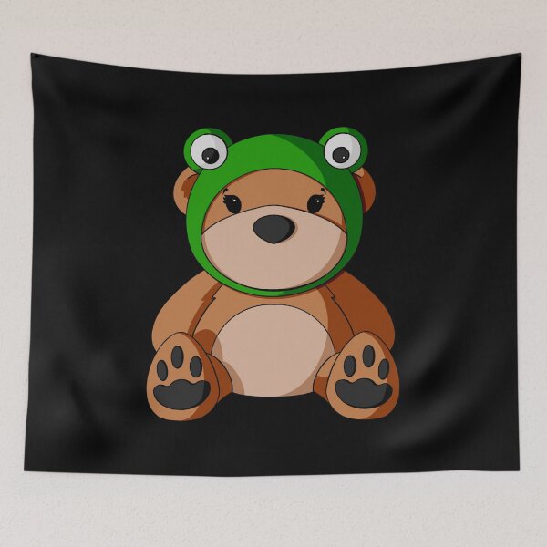 Item preview, Frog Hat Teddy Bear designed and sold by Alisha Ober Designs.