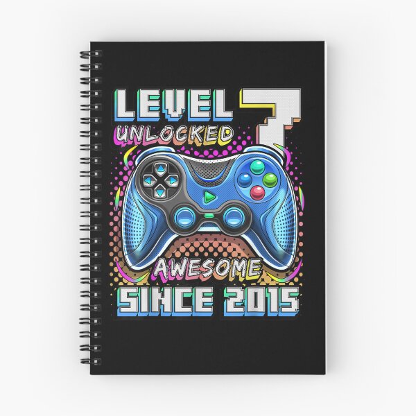Item preview, Level 7 Unlocked Awesome 2015 Video Game 7th Birthday Boy designed and sold by Rosartistshop.