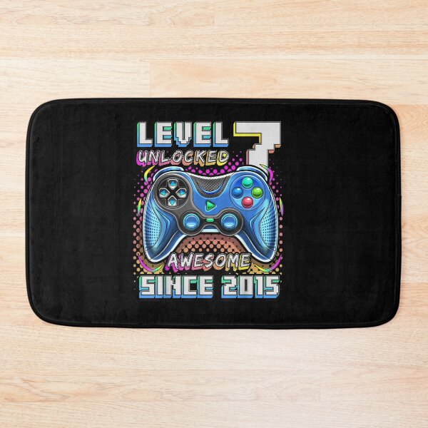 Item preview, Level 7 Unlocked Awesome 2015 Video Game 7th Birthday Boy designed and sold by Rosartistshop.