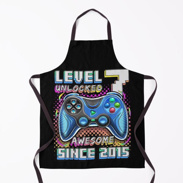 Item preview, Level 7 Unlocked Awesome 2015 Video Game 7th Birthday Boy designed and sold by Rosartistshop.