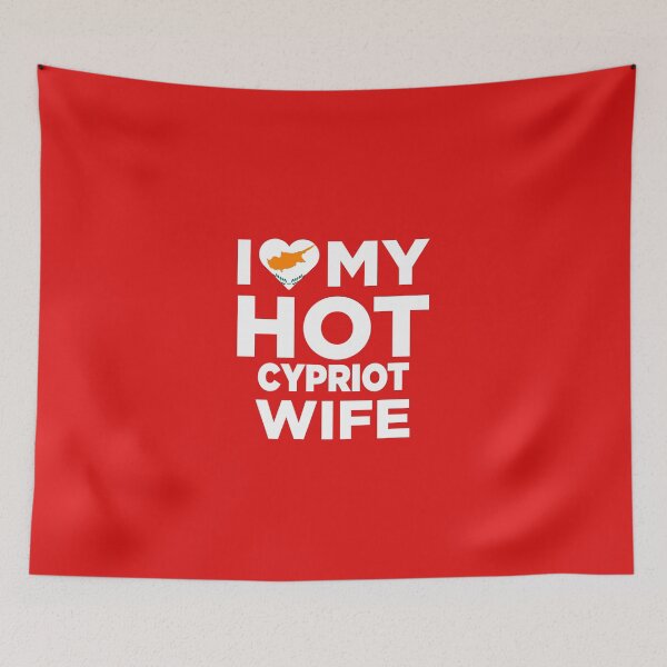 Item preview, I Love My Hot Cypriot Wife designed and sold by AlwaysAwesome.