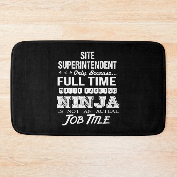 Item preview, Site Superintendent T Shirt - Ninja Job Gift Item Tee designed and sold by ritterdick.