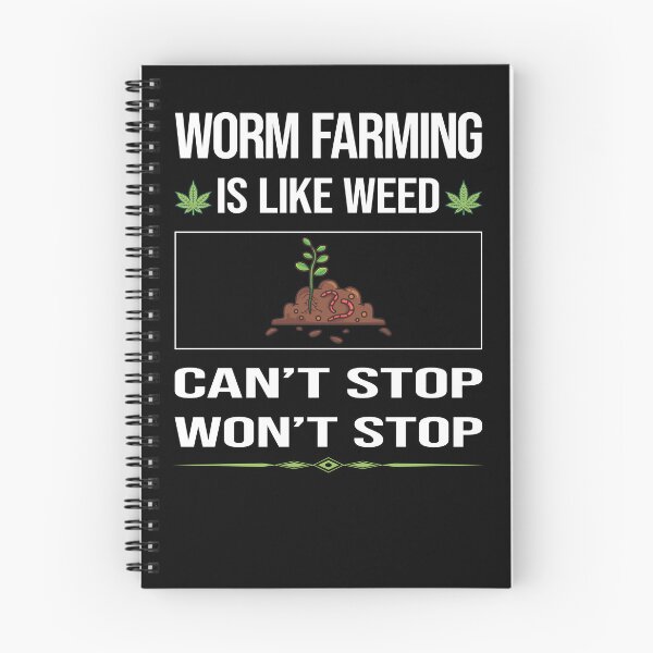 Item preview, Funny Can't Stop Worm Farming Farmer Vermiculture Vermicompost Vermicomposting designed and sold by ArydeaNoriega.