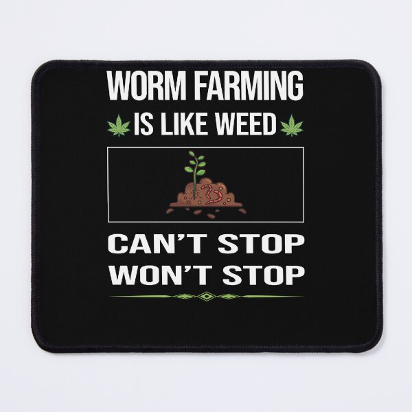 Item preview, Funny Can't Stop Worm Farming Farmer Vermiculture Vermicompost Vermicomposting designed and sold by ArydeaNoriega.
