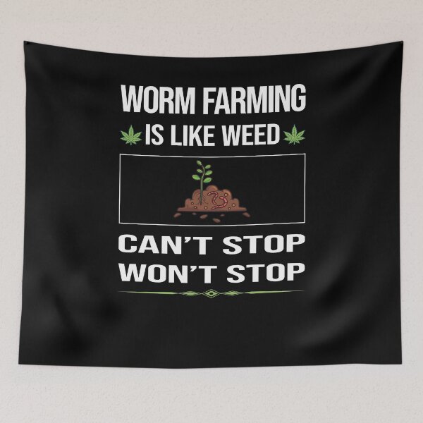 Item preview, Funny Can't Stop Worm Farming Farmer Vermiculture Vermicompost Vermicomposting designed and sold by ArydeaNoriega.
