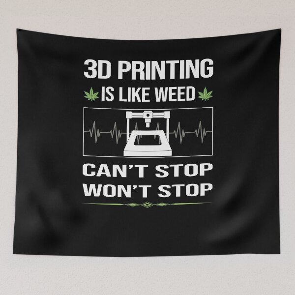 Item preview, Funny Can't Stop 3D Printing designed and sold by ArydeaNoriega.
