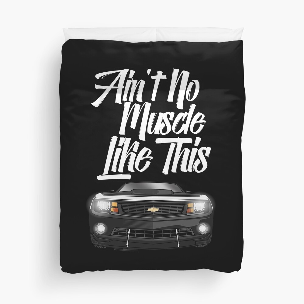Ain't No Muscle Like This Duvet Cover