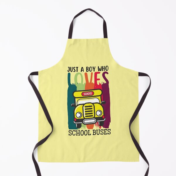 Item preview, Just a boy who loves school buses designed and sold by Benchamart.